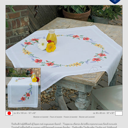 DIY Table Runner kit "Flowers & lavender"