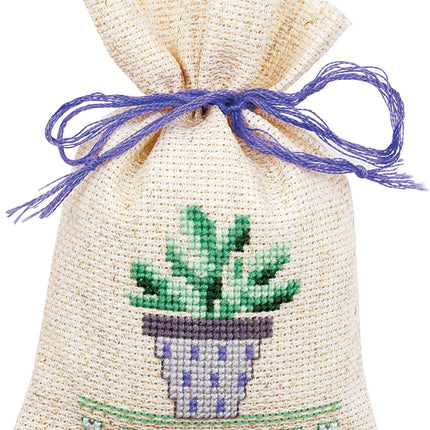 DIY Counted Cross Stitch Kit "Bag kit Provence set of 3"