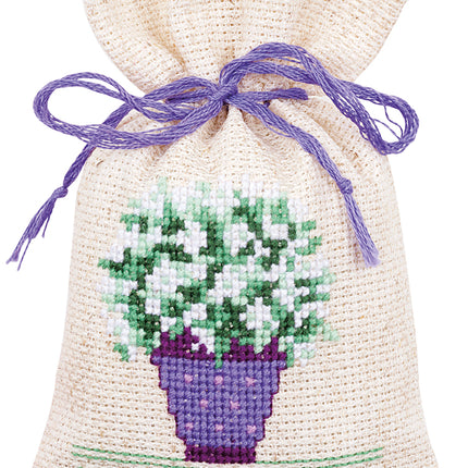 DIY Counted Cross Stitch Kit "Bag kit Provence set of 3"