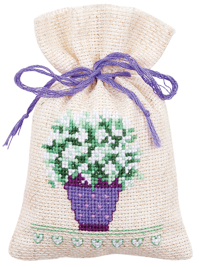 DIY Counted Cross Stitch Kit "Bag kit Provence set of 3"
