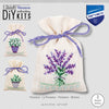 DIY Counted Cross Stitch Kit "Bag kit Provence set of 3"