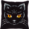 DIY Cross stitch cushion kit "Black cat"
