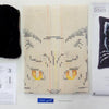 DIY Cross stitch cushion kit "Black cat"