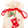 DIY Counted Cross Stitch Kit "Bag kit Christmas motif set of 3"