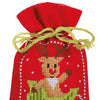 DIY Counted Cross Stitch Kit "Bag kit Christmas figures set of 3"