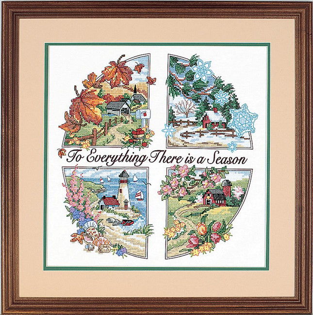 DIY "A Season for Everything" 13.8"x13.8"