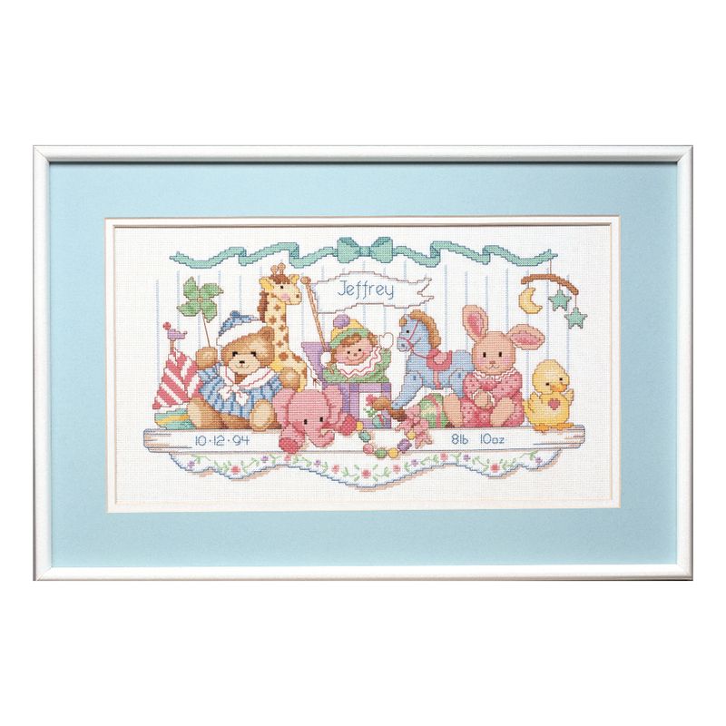 DIY "Toy Shelf Birth Record" 16.1"x9.1"