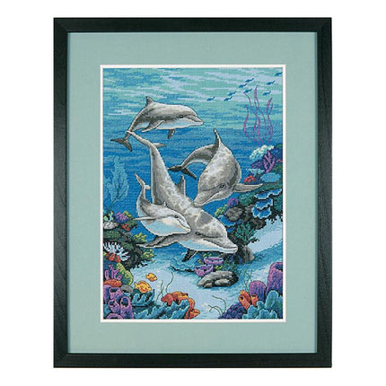DIY "The Dolphins Domain" 9.8"x13.8"