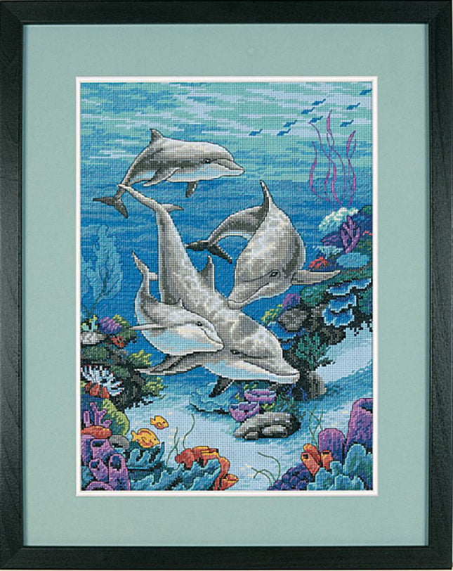 DIY "The Dolphins Domain" 9.8"x13.8"