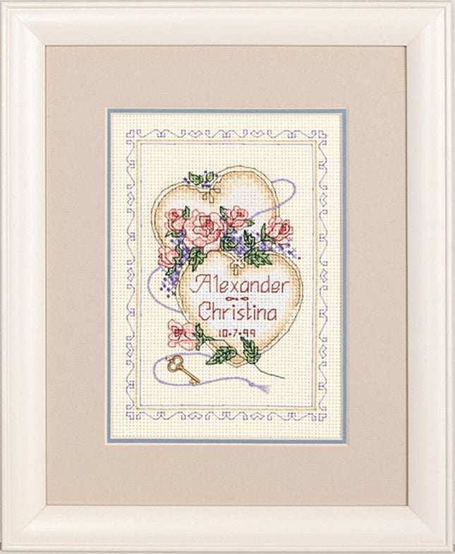 DIY "United Hearts Wedding Record" 4.7"x6.7"