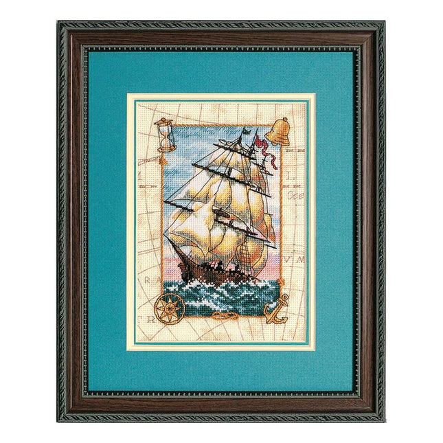 DIY "Voyage at Sea" 7.1"x5.1"