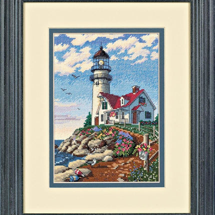 DIY "Beacon at Rocky Point" 5.1"x7.1"