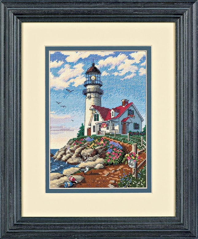 DIY "Beacon at Rocky Point" 5.1"x7.1"