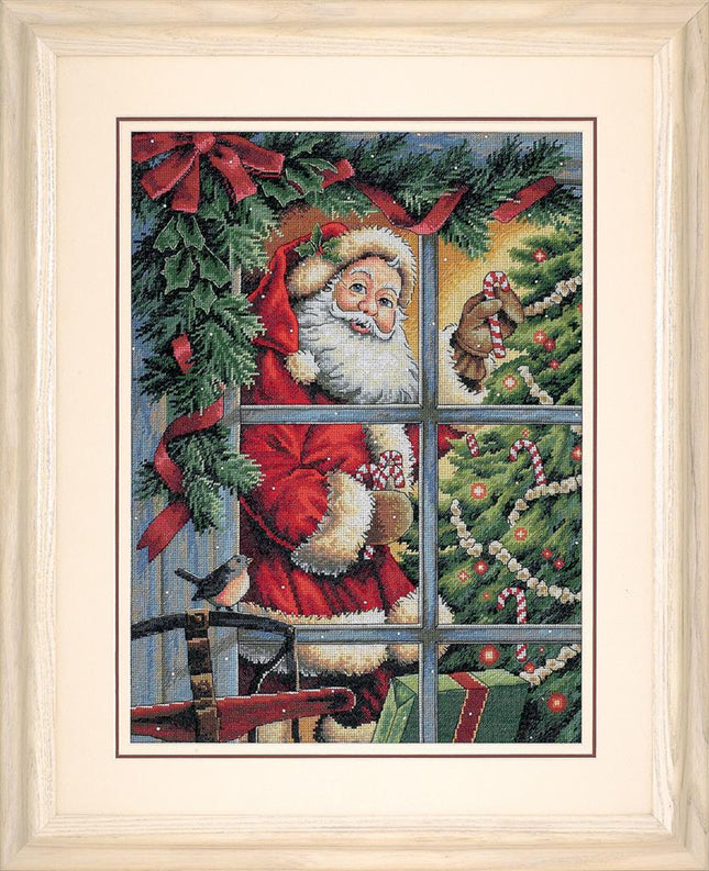 DIY "Candy Cane Santa" 11.8"x16.1"