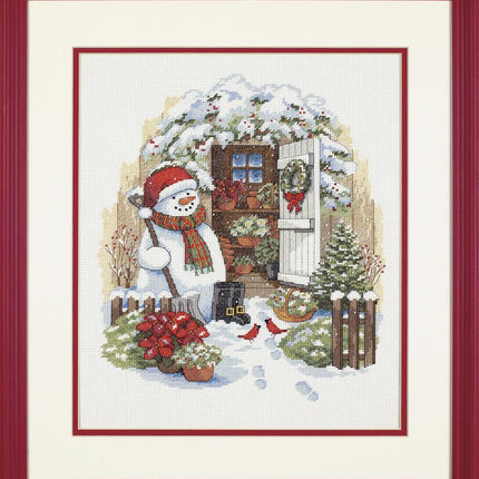 DIY "Garden Shed Snowman" 11.8"x14.2"