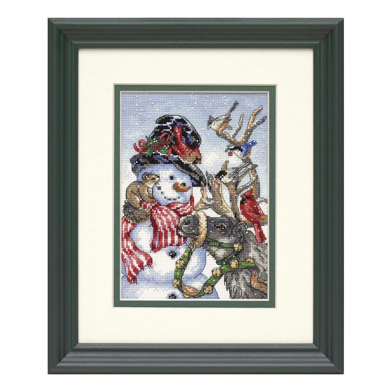 DIY "Snowman & Reindeer" 5.1"x7.1"