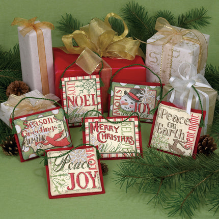 DIY "Christmas Sayings Ornaments" 4.3"x"