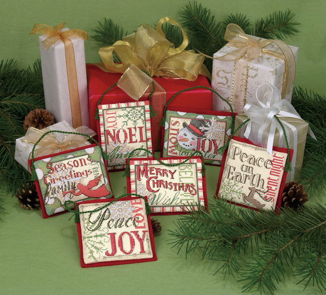 DIY "Christmas Sayings Ornaments" 4.3"x"