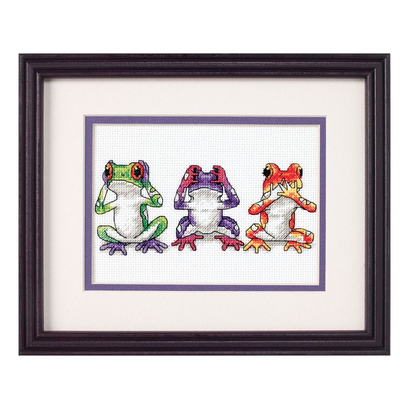 DIY "Tree Frog Trio" 4.7"x6.7"