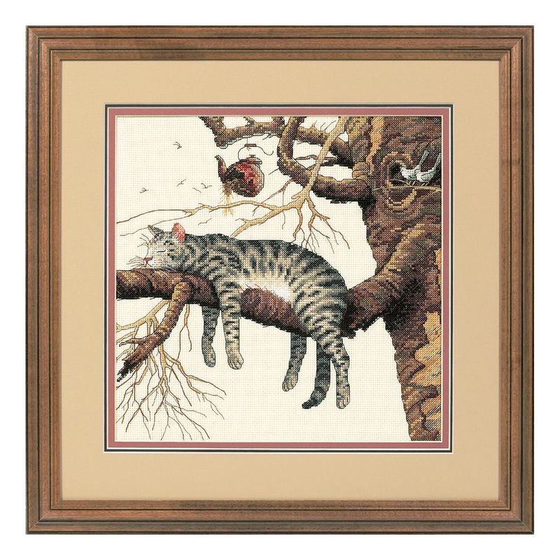 DIY "Too Pooped Cat" 11.0"x11.0"