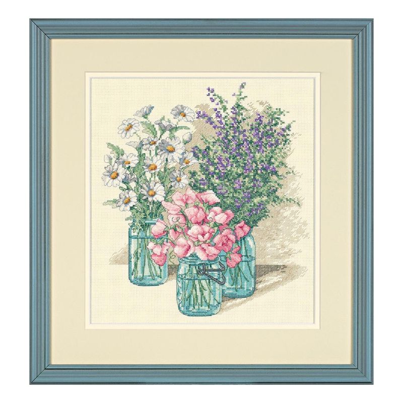 DIY "Wildflower Trio" 11.0"x11.8"