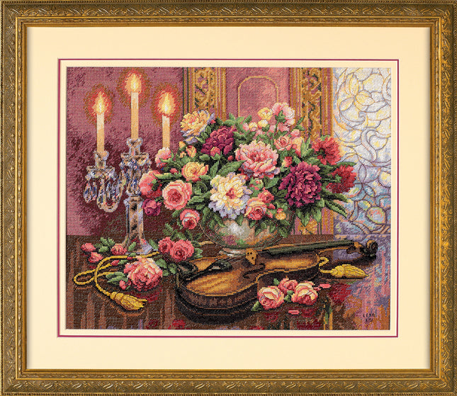 DIY "Romantic Floral" 16.1"x13.0"