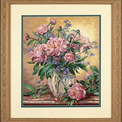 DIY "Peonies & Canterbury Bells" 11.8"x14.2"