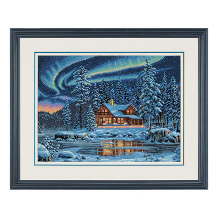 DIY "Aurora Cabin" 15.7"x11.8"