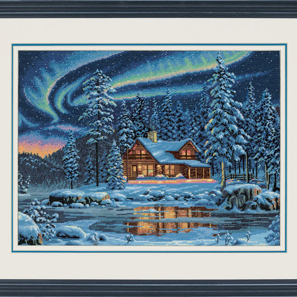 DIY "Aurora Cabin" 15.7"x11.8"