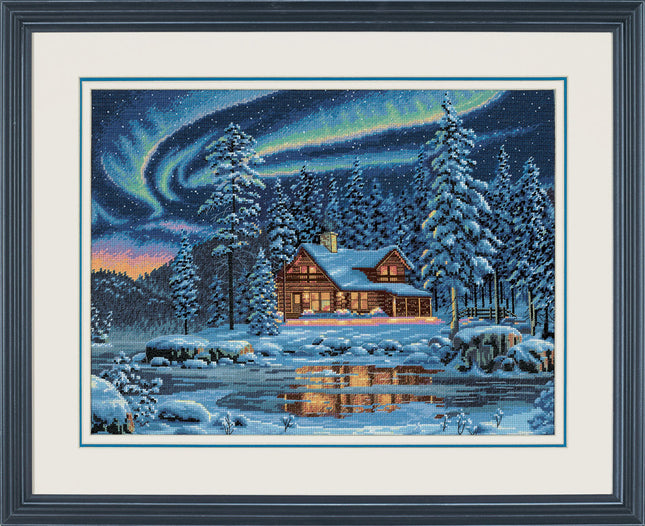 DIY "Aurora Cabin" 15.7"x11.8"