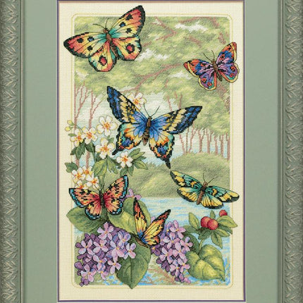 DIY "Butterfly Forest" 9.8"x15.7"