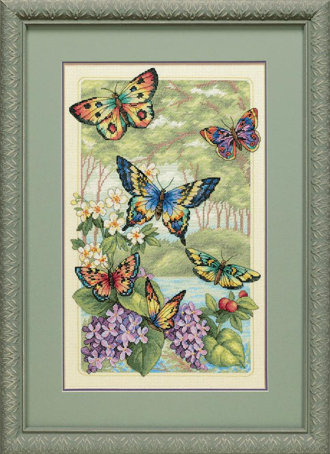 DIY "Butterfly Forest" 9.8"x15.7"