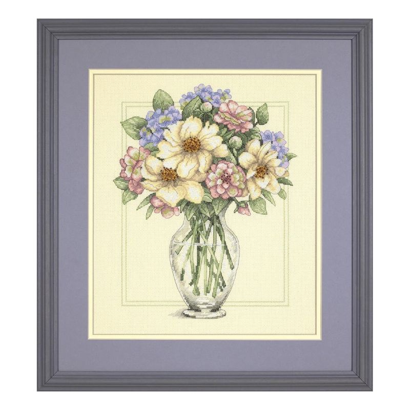 DIY "Flowers in Tall Vase" 11.8"x14.2"