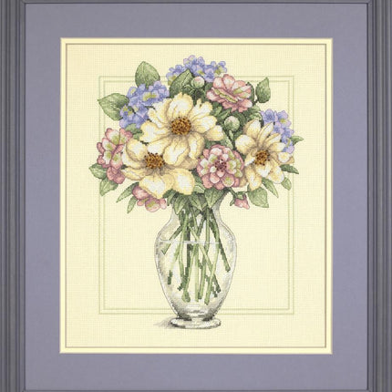DIY "Flowers in Tall Vase" 11.8"x14.2"