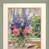 DIY "Peonies and Delphiniums" 11.8"x15.0"