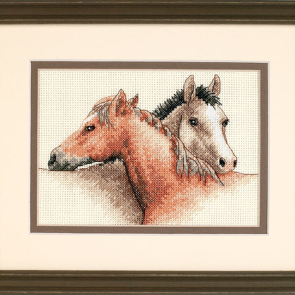 DIY "Horse Pals" 5.1"x7.1"