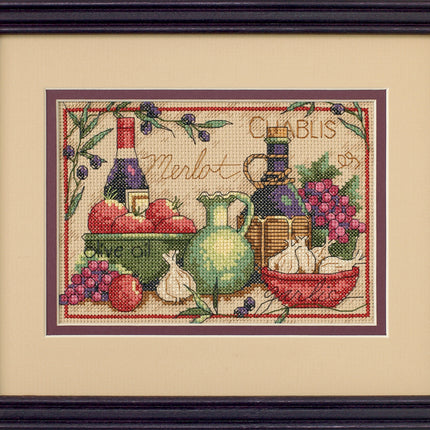 DIY "Mediterranean Flavors" 4.7"x6.7"