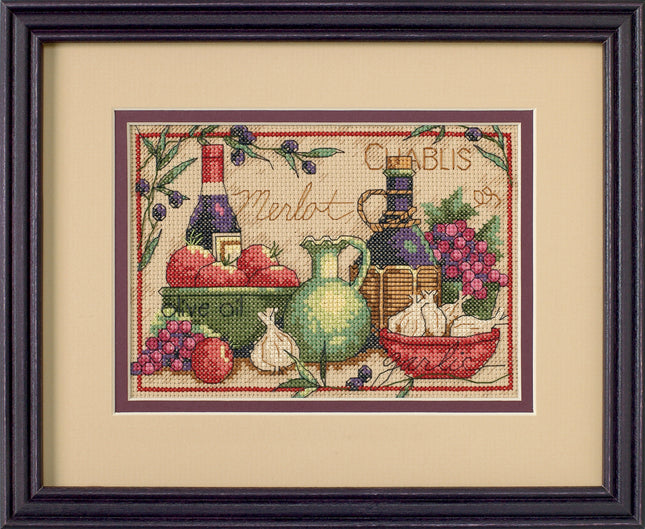 DIY "Mediterranean Flavors" 4.7"x6.7"