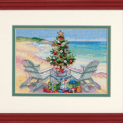 DIY "Christmas On The Beach" 5.1"x7.1"