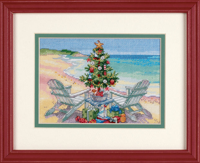 DIY "Christmas On The Beach" 5.1"x7.1"