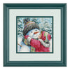 DIY "A Kiss for Snowman" 5.9"x5.9"