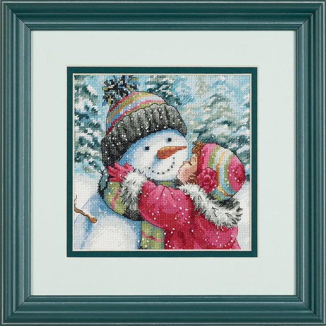 DIY "A Kiss for Snowman" 5.9"x5.9"