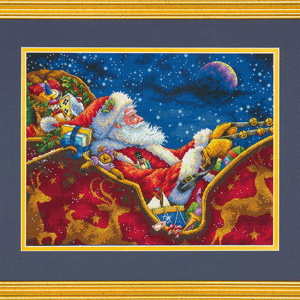 DIY "Santa's Midnight Ride" 14.0"x11.0"