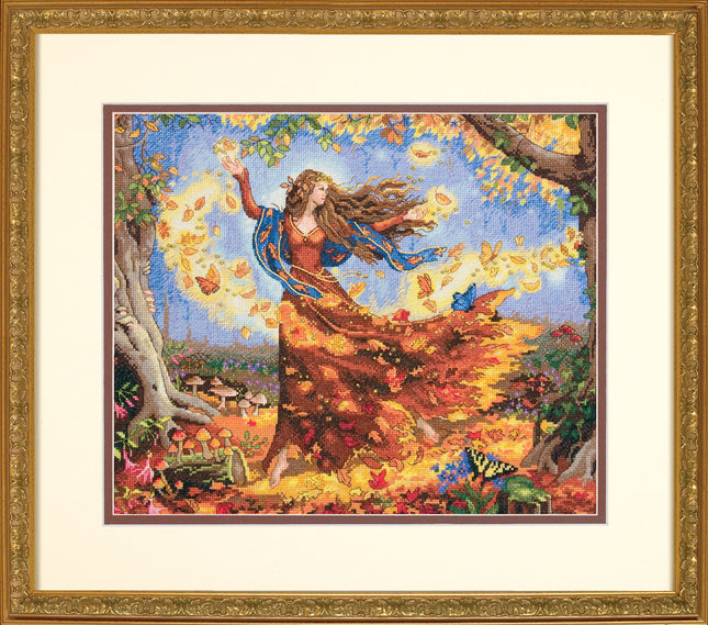 DIY "Fall Fairy" 13.8"x11.8"