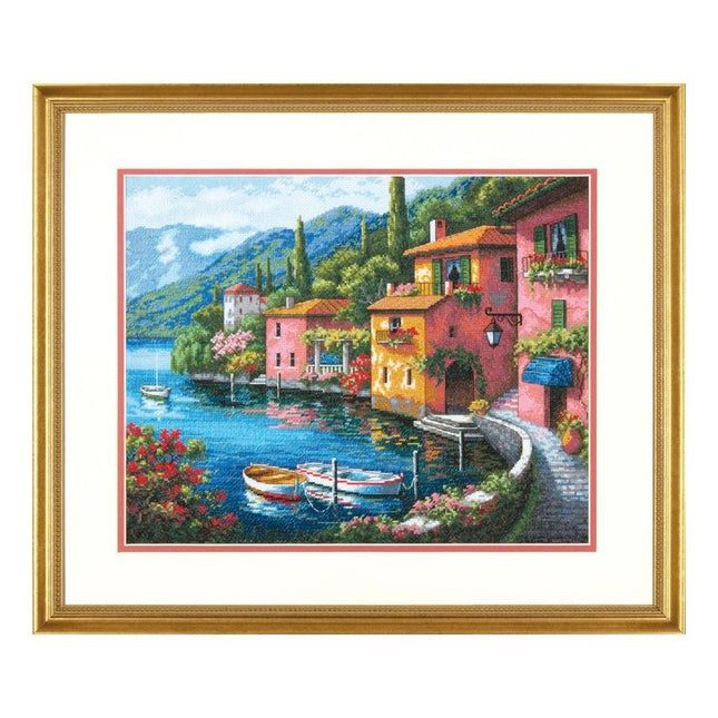 DIY "Lakeside Village" 15.0"x11.8"