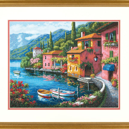 DIY "Lakeside Village" 15.0"x11.8"