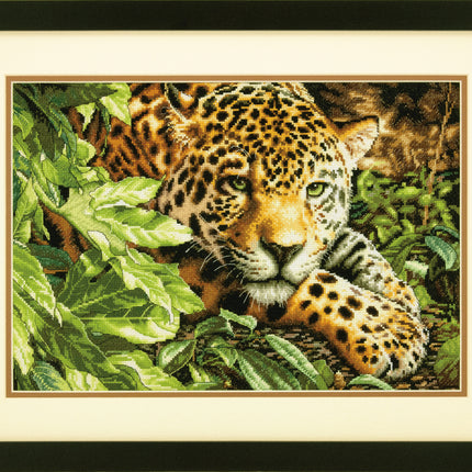 DIY "Leopard in Repose" 16.0"x11.0"
