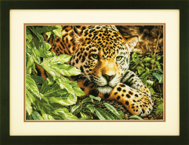 DIY "Leopard in Repose" 16.0"x11.0"