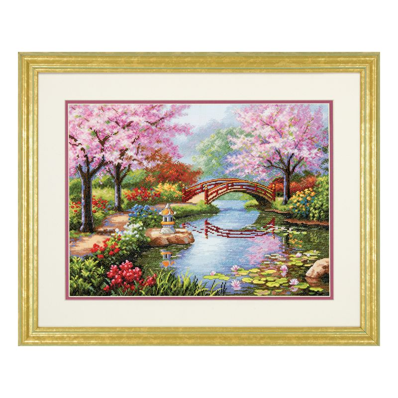 DIY "Japanese Garden" 16.0"x12.0"