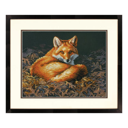 DIY "Sunlit fox" 14.0"x11.0"